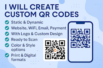 create a custom qr code with logo