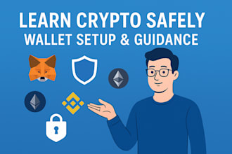 teach you how to set up a crypto wallet and safely use crypto