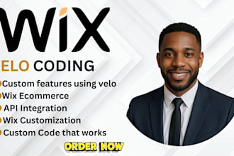 develop custom wix features using velo code for your website