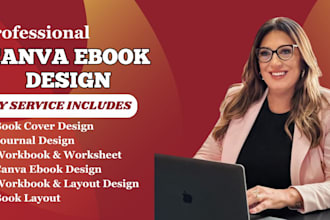 design canva ebook kdp journal planner book formatting training manual booklet
