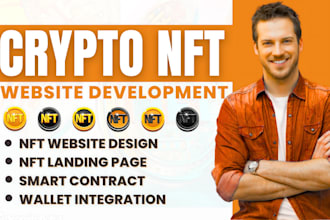 create nft landing page nft minting website smart contract wallet integration