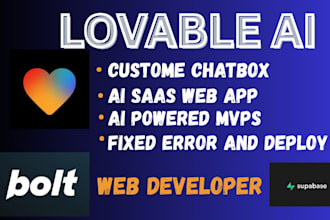 create, fix or deploy lovable, bolt, replit, supabase, stripe integration code