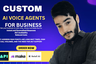 build automated ai voice calling agents using vapi ai, retell ai, and make