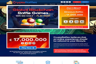 design raffle website competition website sweepstakes website in raffle business