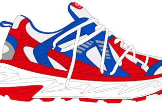 design sneaker style shoes footwear for your clothing brand merchandise