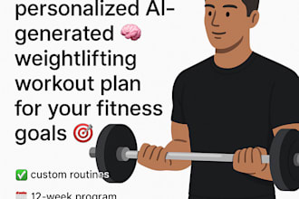 create weightlifting workout plan for your fitness goals