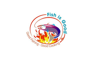 create winning fish good show podcast logo
