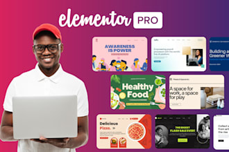 be your elementor expert and build your elementor website