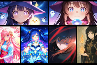 design amazing anime poster with ia