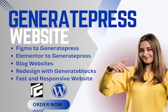 build superfast wordpress website with generatepress, generateblocks, gutenberg