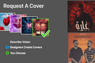 create album cover, mixtape, single, ep, cd cover design for your music