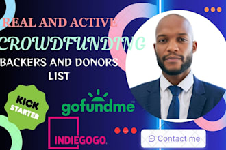 deliver verified backers list to skyrocket kickstarter nonprofit crowdfunding
