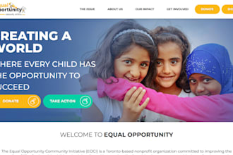 design a nonprofit wix website for non profit organizations