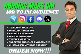do telegram mass dm, instagram mass dm, discord mass dm to your target
