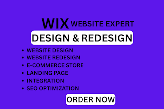 design wedding website or wedding planner website using wix