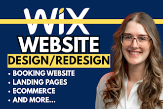 do wix landing page design wix booking website wix website design or redesign