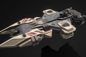3d game assets, scifi starship model, 3d armored vehicle, 3d spaceship animation