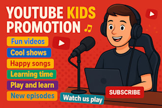 do organic youtube kids video promotion kids channel management