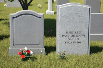 3d grave stone ,headstone ,engraving ,bereavement design