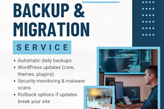 backup and migrate your website