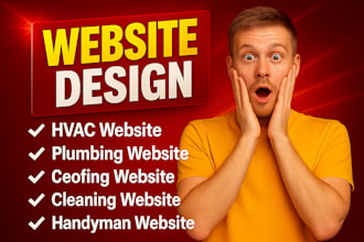 create contractor, construction, roofing, hvac, remodeling, plumbing website