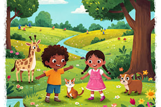 children story book illustrations and covers