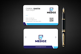 design unique business card, letterhead, stationery design within 5hrs