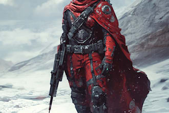 do a sci fi illustration and sci fi art