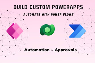build custom power apps and power automate workflows