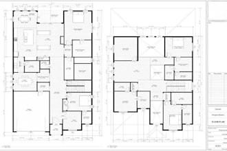 be your autocad draftsman in 2d floor plan, electrical plan, plumbing plan, hvac