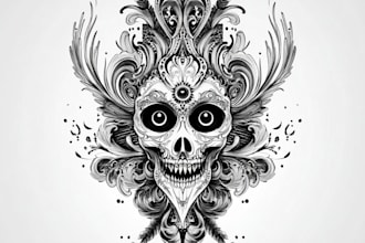 make an unique cybersigilism, tribal tattoo or design