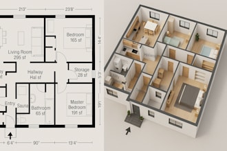 create precise 2d and 3d drawings