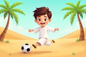 create cartoon character or avatar in vectors