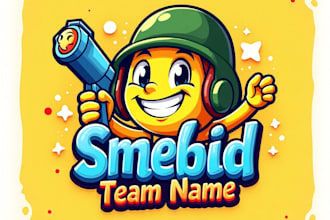 design high quality esport emoticon gunner mascot logo with my fastest delivery