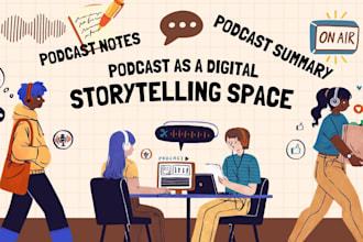 write professional podcast show notes with SEO and timestamps