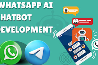 build website whatsapp ai chatbot telegram ai chatbot integrate ai chatbot