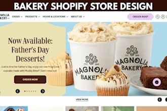 design bakery website bakery shopify store bakery store bakery ecommerce store