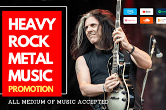 viral your spotify heavy rock metal music promotion to active metal playlists