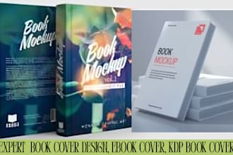 do book cover or design amazon kdp cover and kindle book cover design paperback