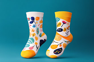 make a sublimation socks design