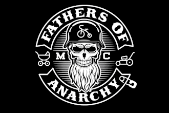 design motorcycle club logo with attitude