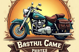 design high quality vintage motorcycle logo for your business