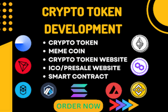 create a custom crypto token or trending meme coin on any blockchain
