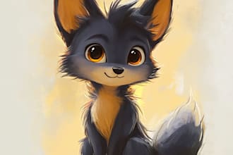 draw icon furry or anime art