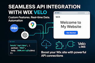 integrate external api with your wix website using wix velo code, velo developer