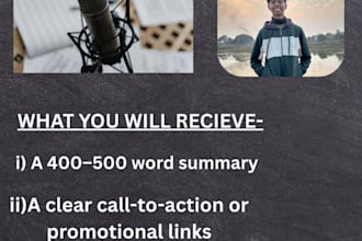 write engaging and SEO optimized podcast show notes