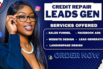 generate quality credit card repair leads credit restoration lead generation