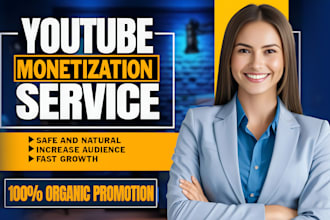 do channel promotion for complete youtube channel monetization
