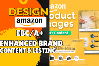 design amazon storefront a plus ebc content fba product listing images, visuals