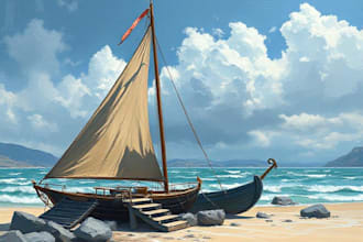 draw realistic digital oil painting from your photo